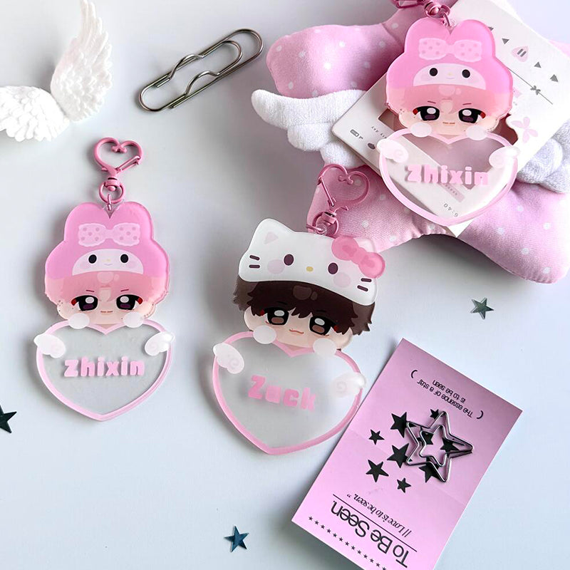 Custom Full Bleed Acrylic Keychains