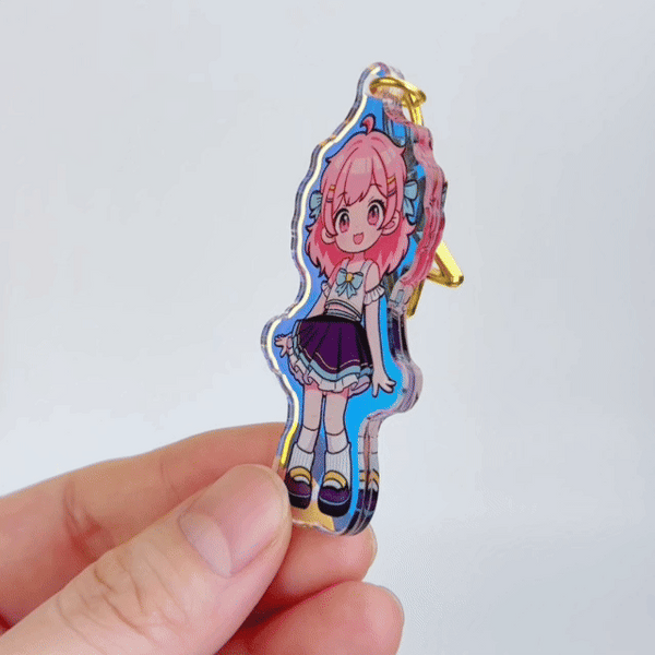 Custom Rainbow AcrylicKeychains