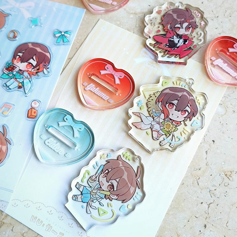 Custom Colored Edge Acrylic Standees