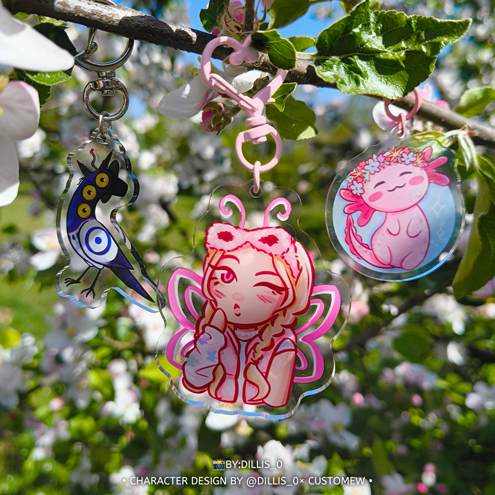 Custom Clear Acrylic Keychains