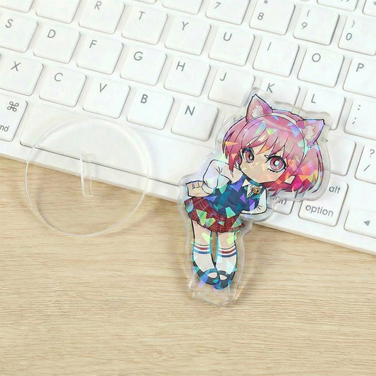 Custom Broken glasses holo Diamond Acrylic Standees - Customew