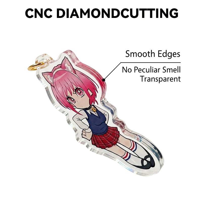 Custom Broken glasses holo Diamond Acrylic Standees - Customew