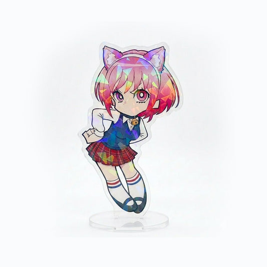 Custom Broken glasses holo Diamond Acrylic Standees - Customew