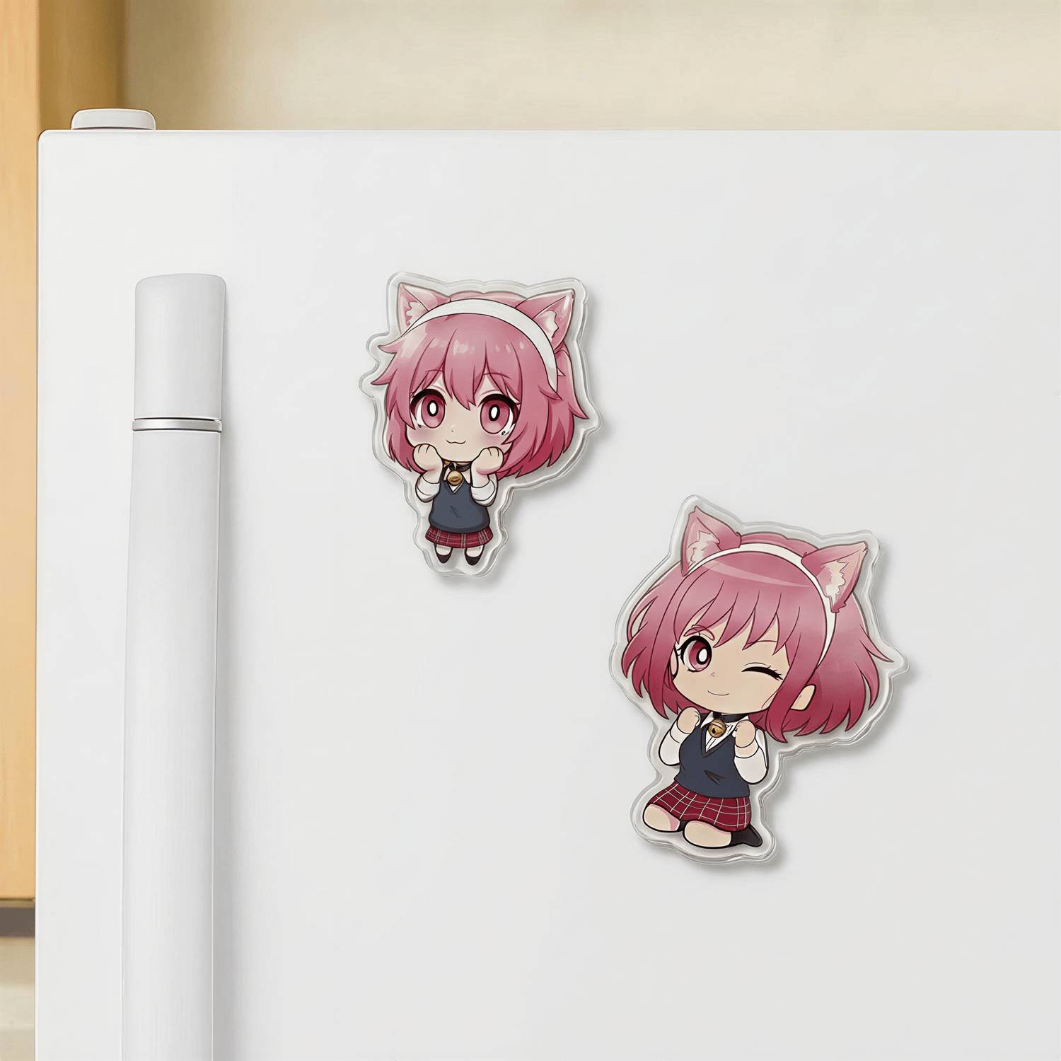 Custom Clear Acrylic Fridge Magnets - Customew