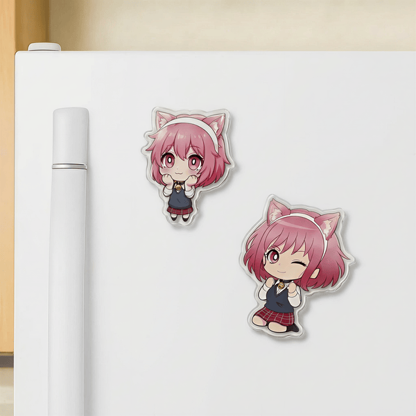 Custom Clear Acrylic Fridge Magnets - Customew