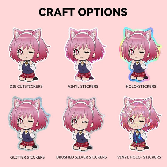 Custom Clear Stickers - Customew