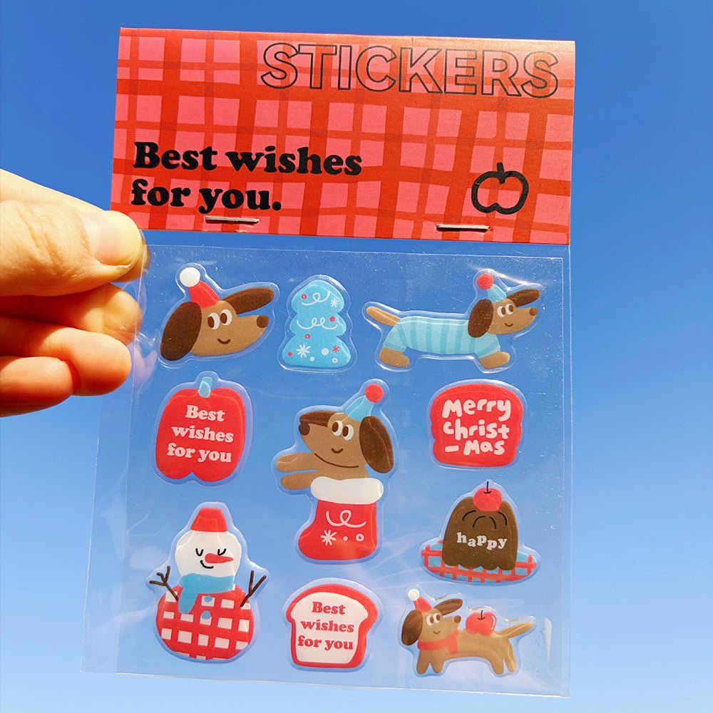 Custom Clear Transparent PET Vinyl Sticker Sheet - Customew