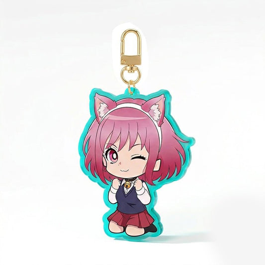 Custom Colored Edge Acrylic Keychains - Customew