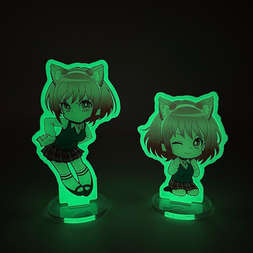 Custom Glow In The Dark Acrylic Standees - Customew