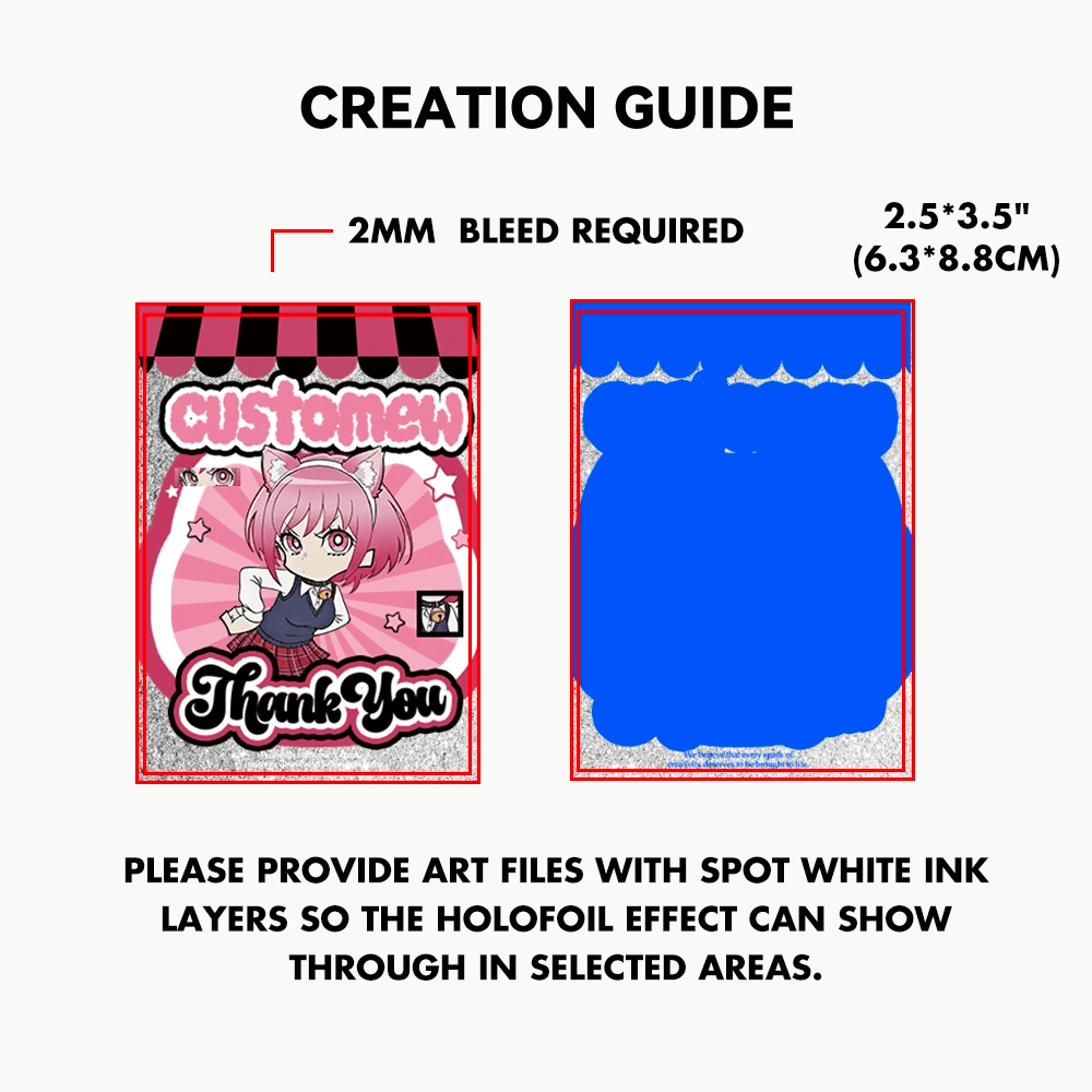 Custom Holographic TCG Cards - Customew