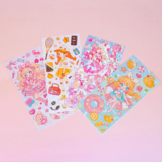 Custom Kiss Cut Stickers Sheets - Customew