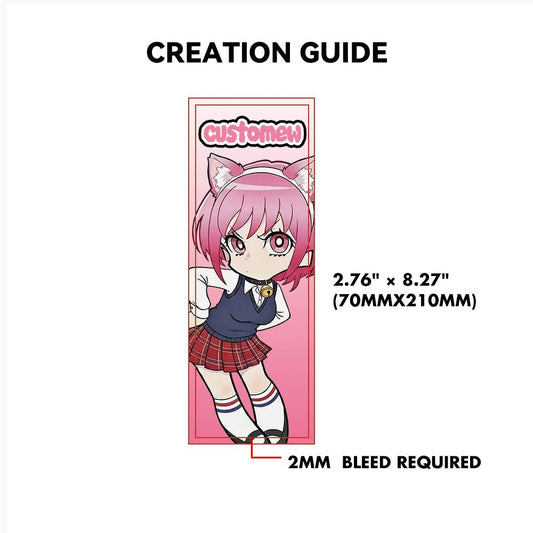 Custom Laminated Finish Ticket Card - Customew
