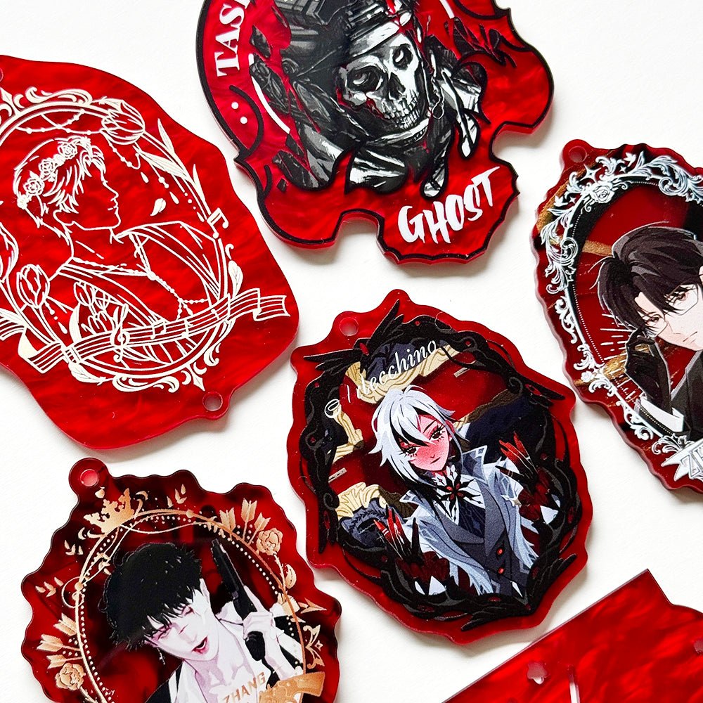Custom Mica Acrylic Keychains/Charms - Customew