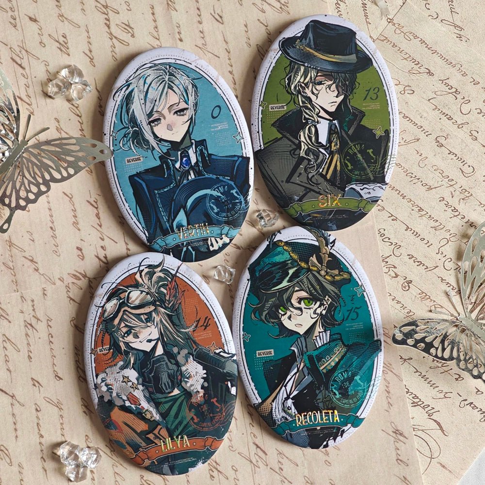 Custom Oval Button Pins - Customew