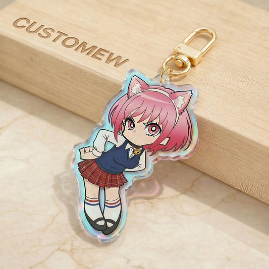 Custom Rainbow Acrylic keychain - Customew