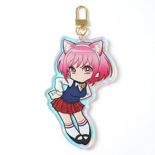 Custom Rainbow Acrylic keychain - Customew