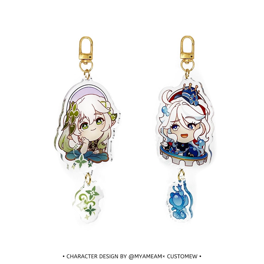 Custom Series Connection Clear Acrylic Keychains/Charms - Customew