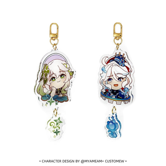 Custom Series Connection Clear Acrylic Keychains/Charms - Customew