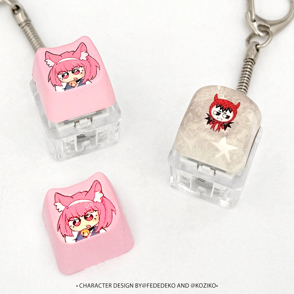 Custom Light-up keyboard keychain