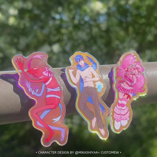 Custom Clear Acrylic Fridge Magnets