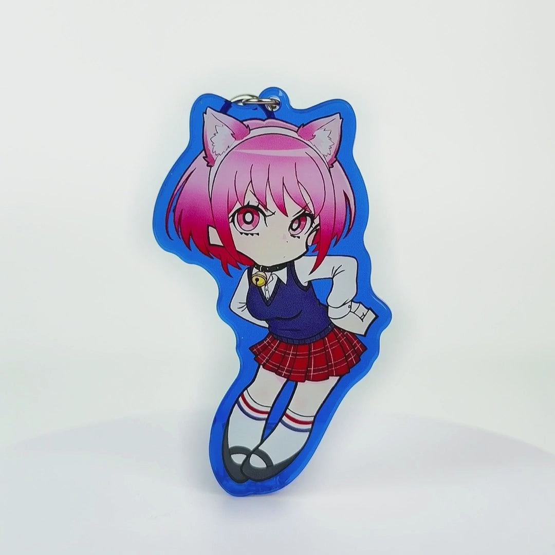 Custom Colored Edge Acrylic Keychains